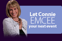 let connie emcee your event