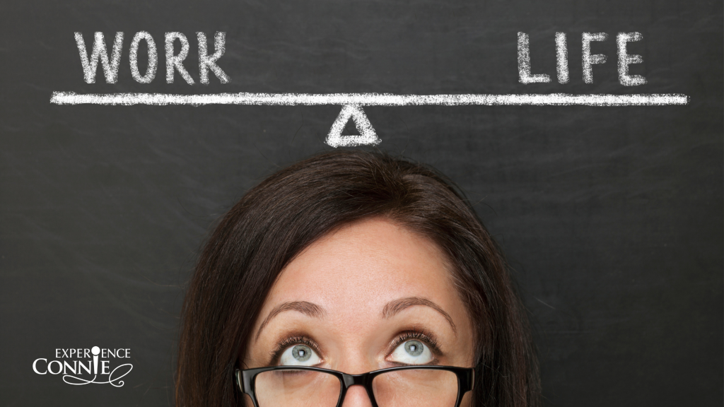 work life balance with connie podesta