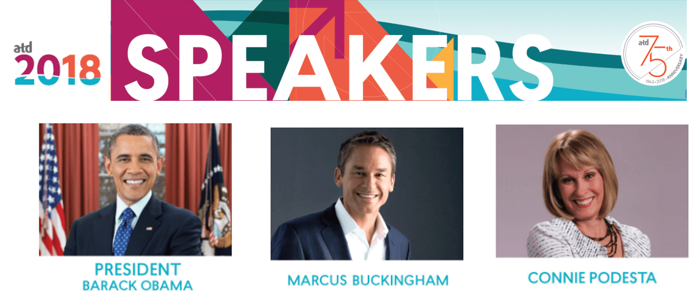 Connie Podesta Headlines ATD International Conference & Exposition Alongside Obama and Marcus Buckingham